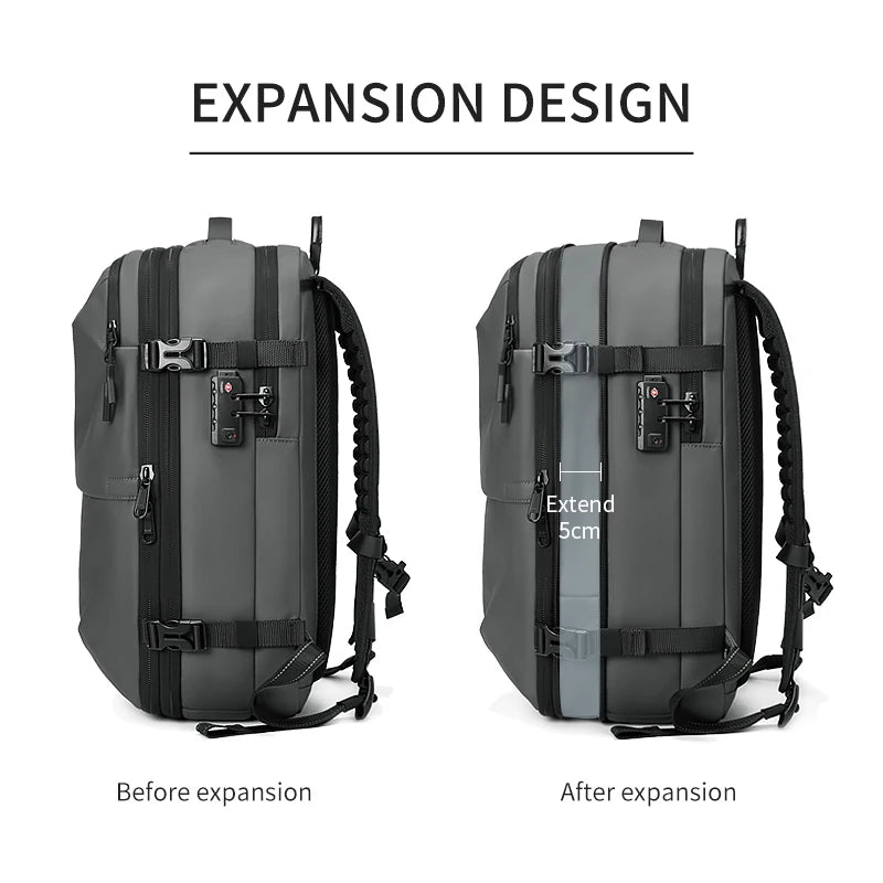 INFEYLAY 17" Vacuum Compression Travel Backpack