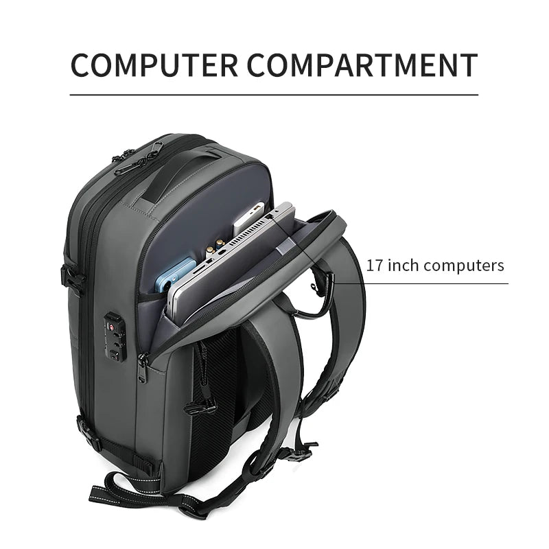 INFEYLAY 17" Vacuum Compression Travel Backpack